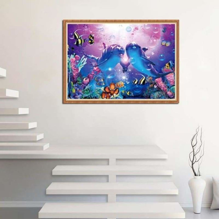 New Special Dolphin Full Drill - 5D Diy Diamond Painting 