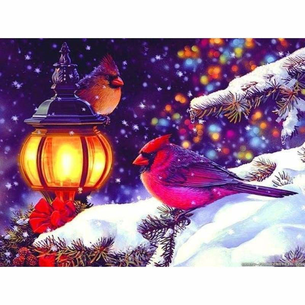 New Winter Animal Bird Needlework Full Drill - 5D Diy 