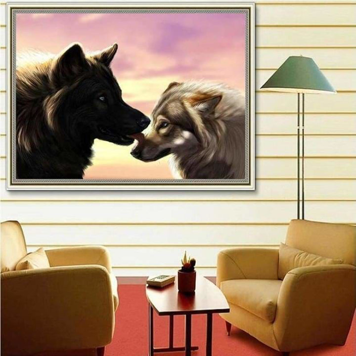 New Wolf Pattern Full Drill - 5D Diy Diamond Painting Kits 