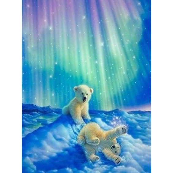 Polar cubs - Full Drill Diamond Painting - Special Order - 