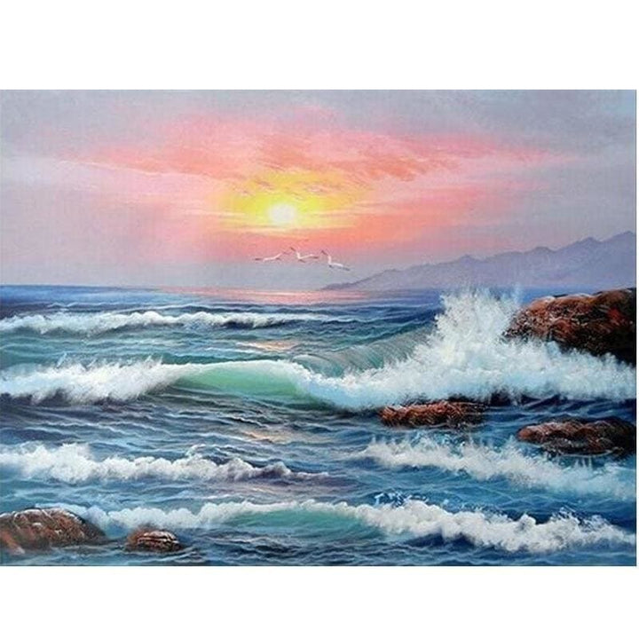 Sea Scenery Full Drill - 5D Diy Diamond Painting Kits Mosaic