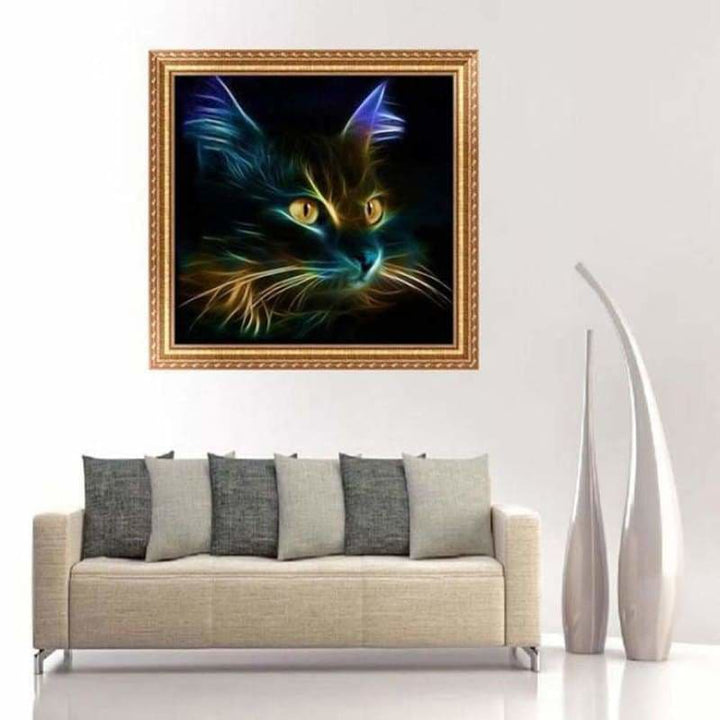 Special Black Cat Diy Full Drill - 5D Cross Stitch Diamond 