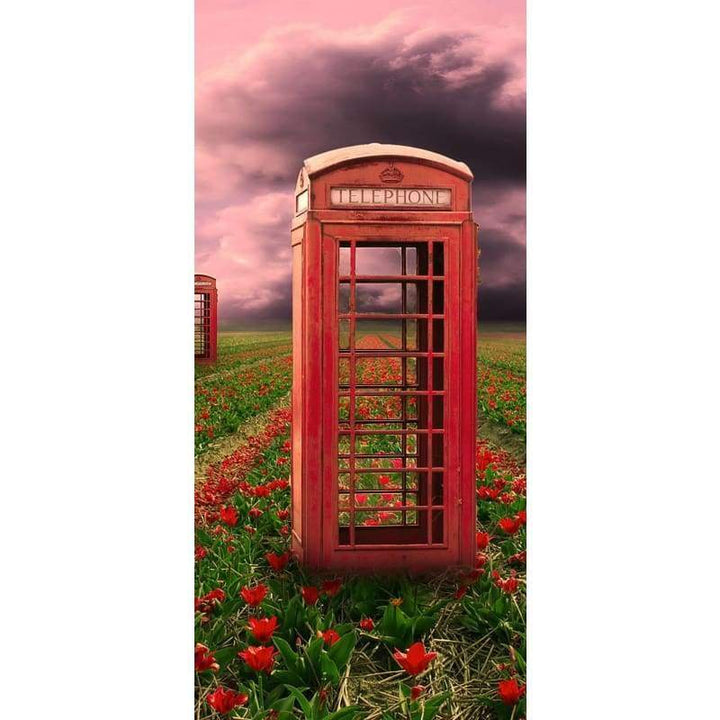 Telephone Box 04 - Full Drill Diamond Painting - NEEDLEWORK KITS